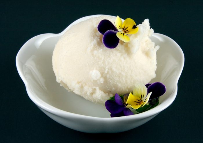 milk and honey lavender sorbet
